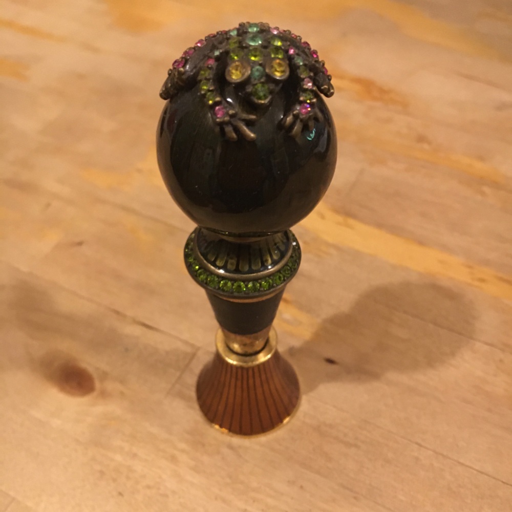 Jay Strongwater Frog Wine Stopper